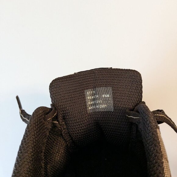 Coach Renata Signature Jacquard Monogram Logo Lace Tie Suede Brown Sneakers - Picture 5 of 5